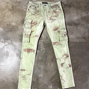 32/32 Serende Camo Cargo Skinny Denim Jeans